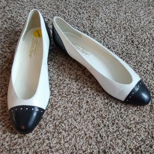 Black and white flats